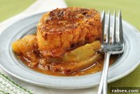 Spiced Apple Bourbon French Toast Bake