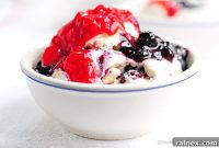 Luscious Vanilla Berry Swirl Treat