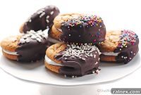 Chocolate-Enrobed Marshmallow Cloud Sandwiches