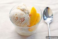 Luscious Homemade Peach Ice Cream