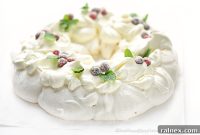 Festive Pavlova Wreath Delight