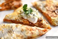 Ultimate Buffalo Chicken Quesadillas