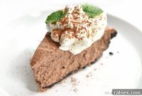 Decadent Irish Cream Chocolate Pie