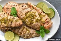 Zesty Mint-Lime Grilled Chicken Breasts