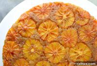 Vibrant Blood Orange Thyme Upside Down Cake