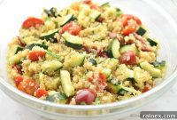 Bright Cucumber Tomato Quinoa Salad
