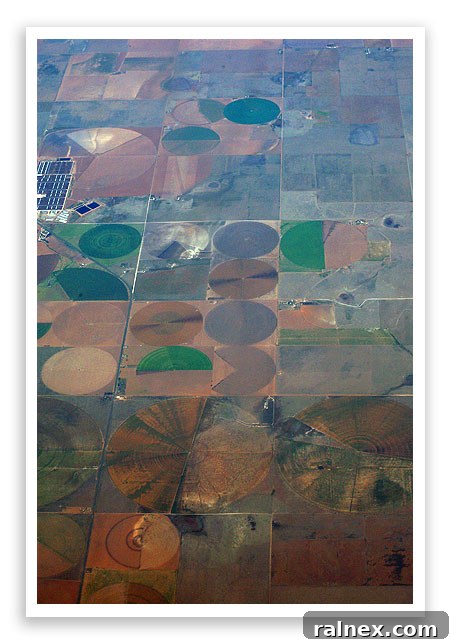 fly3 fly3 - Aerial view resembling Pac-Man eating soybeans
