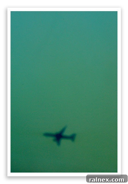 fly7 fly7 - Airplane approaching landing, near water