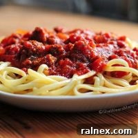 Homemade Spaghetti Sauce with Ground Sausage