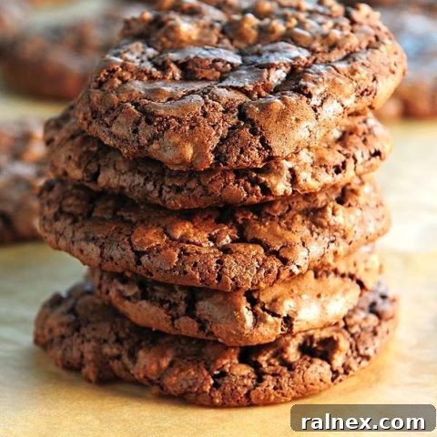Double Chocolate Crackled Cookies Ready for Indulgence