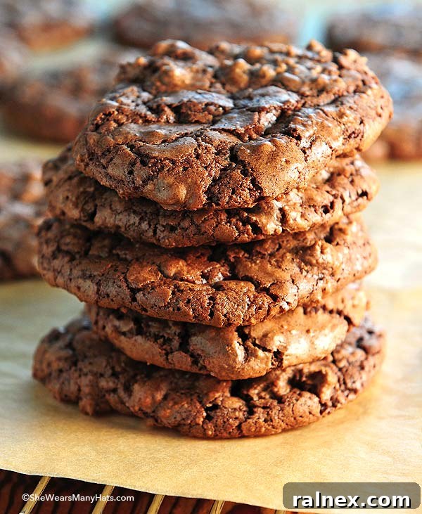 Footer image for Double Chocolate Crackled Cookies