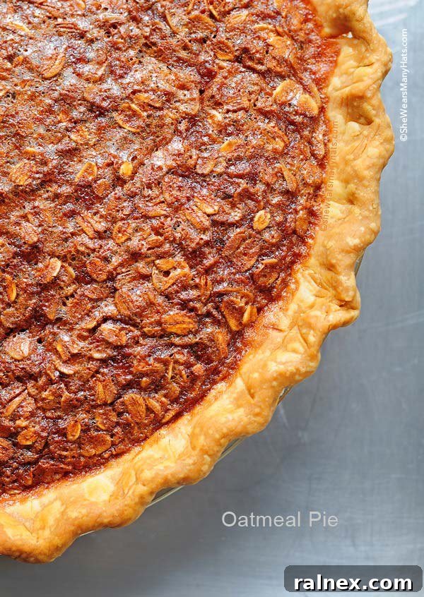 Oatmeal Pie, a comforting and easy-to-make dessert for any occasion.