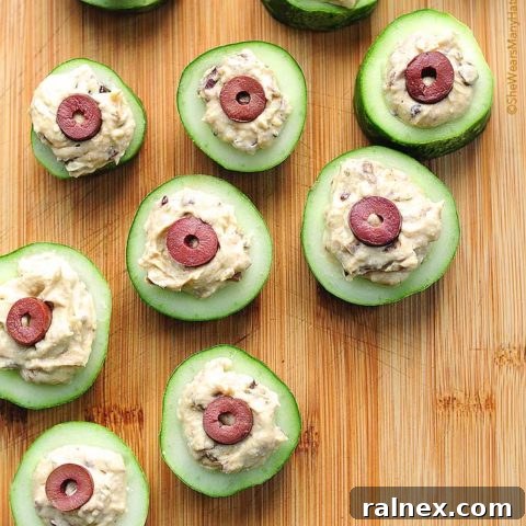 These Olive Cucumber Hummus Cups use only three ingredients to create a tasty and healthy appetizer or snack.