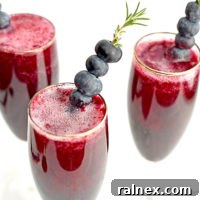 Blueberry Bellini recipe