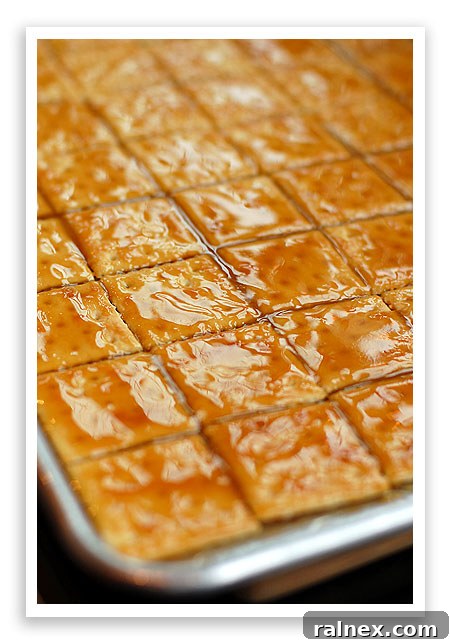 Redneck Toffee Recipe Pouring Toffee Mixture Over Crackers