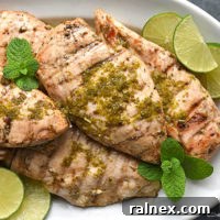 Mint Lime Grilled Chicken Breasts