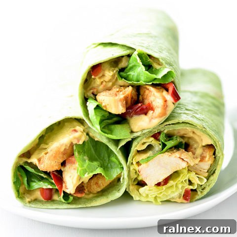 Hummus Grilled Chicken Wrap shewearsmanyhats.com