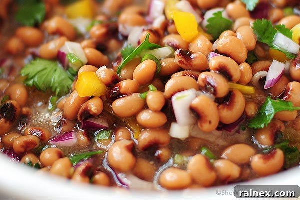 Blackeye Pea Salad, also known as Texas Caviar, a versatile and healthy side dish